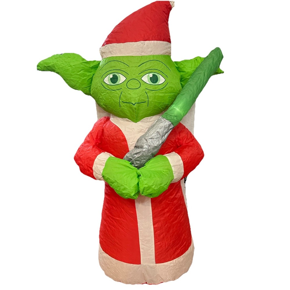 Star Wars Yoda 3.5 ft LED Christmas Airblown Inflatable Yard Decor Gemmy